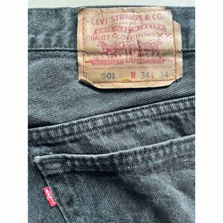 リーバイス(Levi's)のLevi's/501/USA/ブラックデニム/米国製/90's/W34xL34(デニム/ジーンズ)