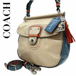 コーチ(COACH)のCOACH コーチ　s76　ハンドバッグ　2way　斜め掛け　19031　白(ハンドバッグ)