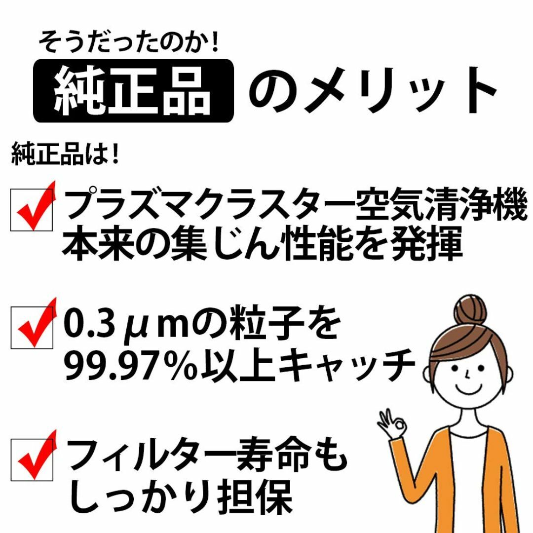 シャープ(SHARP)【純正品】 シャープ 加湿空気清浄機用 集じんフィルター  スマホ/家電/カメラの冷暖房/空調(その他)の商品写真