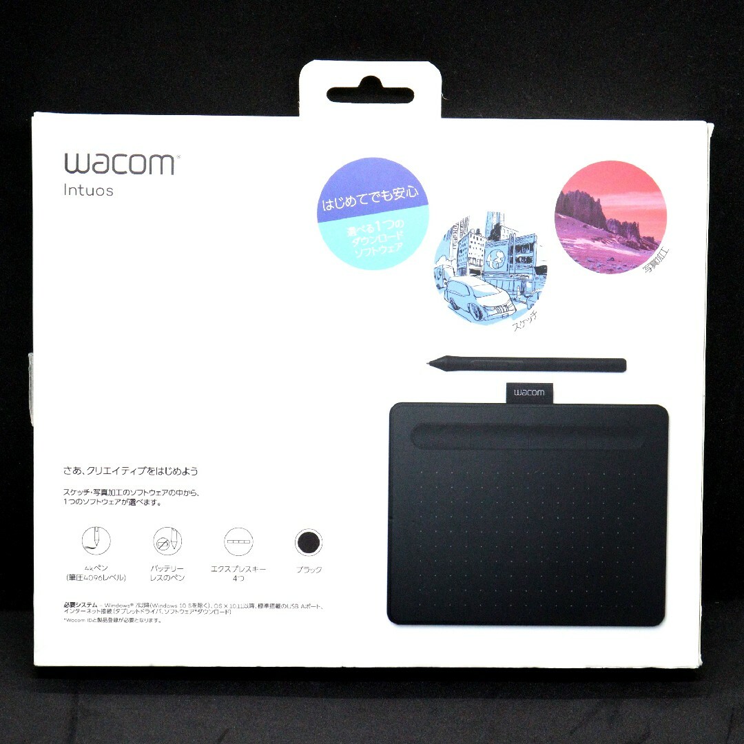 【動作確認済み】ワコム Wacom Intuos CTL-4100 替え芯3本付 スマホ/家電/カメラのPC/タブレット(PC周辺機器)の商品写真