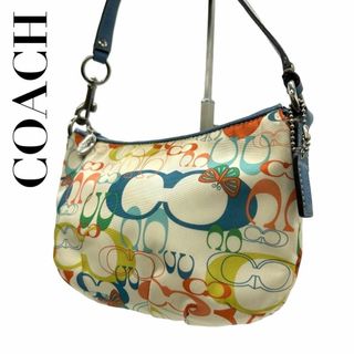 コーチ(COACH)のCOACH コーチ　s72　マルチカラー　シグネチャー　ハンドバッグ　キャンバス(ハンドバッグ)