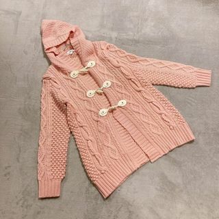 クレージュ(CLAYGE（Tada）)の【courrèges】クレージュ（38）ダッフルコート セーター フード付き(ダッフルコート)