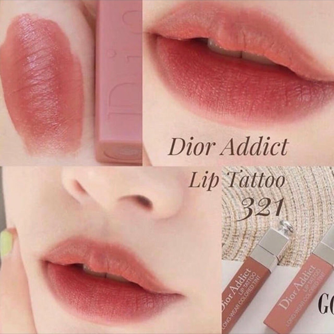 Dior(ディオール)のディオール アディクト リップ ティント ナチュラル ローズ 321 タトゥー コスメ/美容のベースメイク/化粧品(口紅)の商品写真