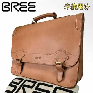 BREE - 【未使用】BREE ブリー ビジネスバッグ 3WAY ヌメ革