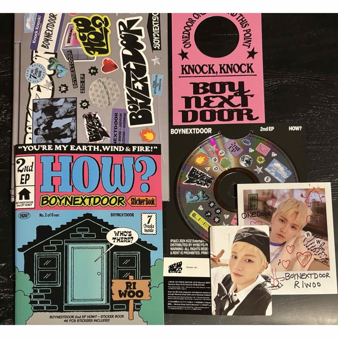 BOYNEXTDOOR(ボーイネクストドア)のBOYNEXTDOOR リウ Sticker ver. earthトレカ エンタメ/ホビーのCD(K-POP/アジア)の商品写真
