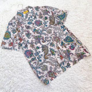 【ETRO】エトロ　メンズシャツ　ペイズリー　長袖　ドレスシャツ　カジュアル