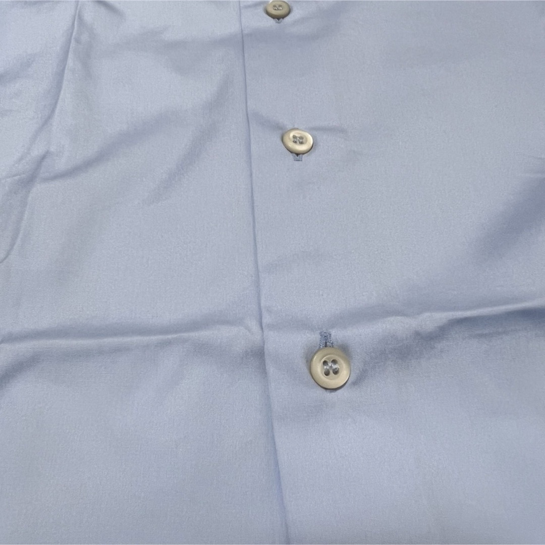 PRADA(プラダ)の【ほぼ未使用品】PRADA プラダ ボタン シャツ ブルー系 サイズL メンズのトップス(その他)の商品写真