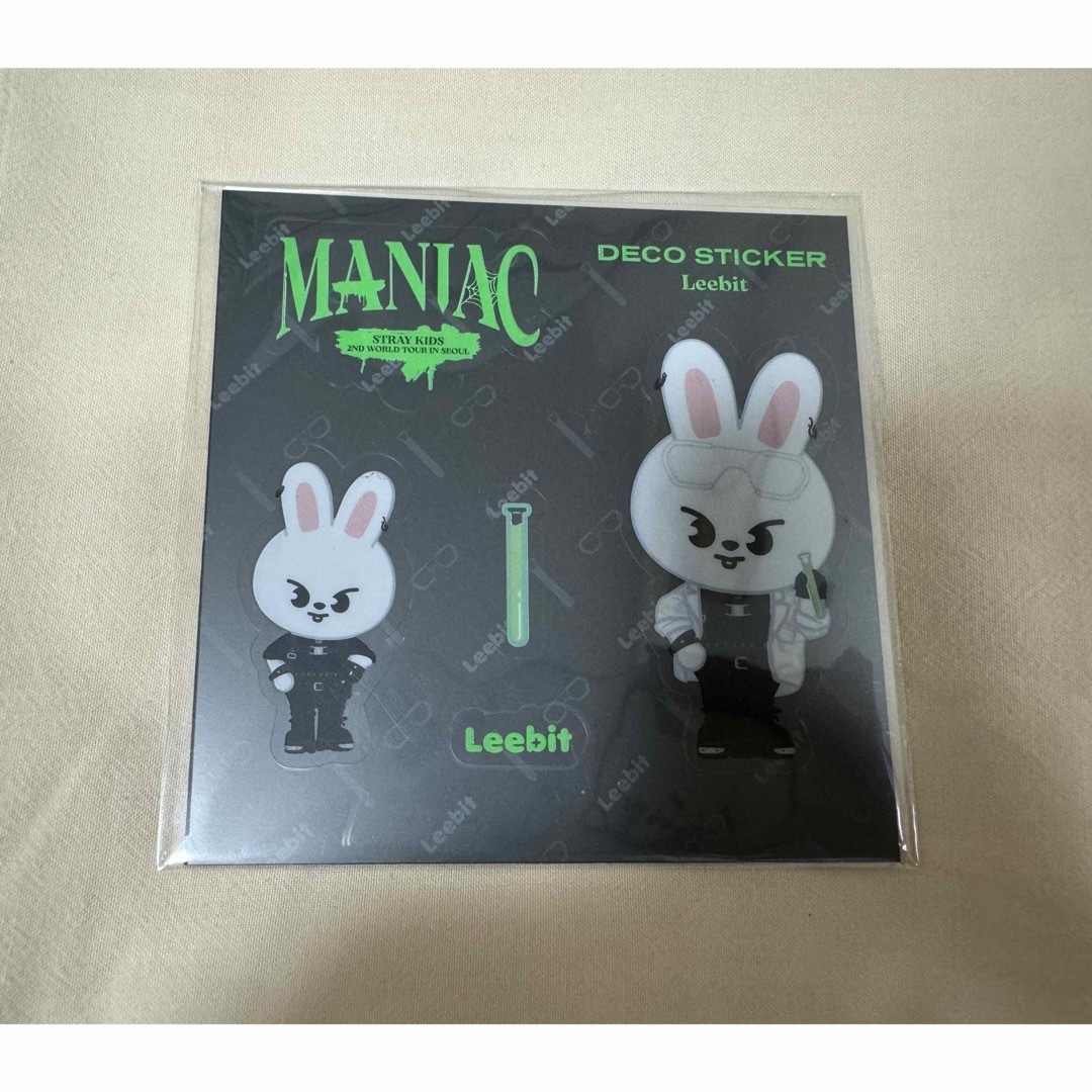 Stray Kids(ストレイキッズ)の未開封　MANIAC ソウル　デコステッカー　LEEBIT リービット エンタメ/ホビーのタレントグッズ(アイドルグッズ)の商品写真