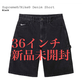 シュプリーム(Supreme)のSupreme Nike Denim Short Black 36インチ(ショートパンツ)