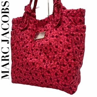 マークバイマークジェイコブス(MARC BY MARC JACOBS)のマークバイマークジェイコブス s78 ピンク　総柄　トートバッグ　肩掛け　花柄(トートバッグ)