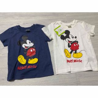 ディズニー(Disney)のミッキー　Tシャツ　２点セット　サイズ　95(Tシャツ/カットソー)