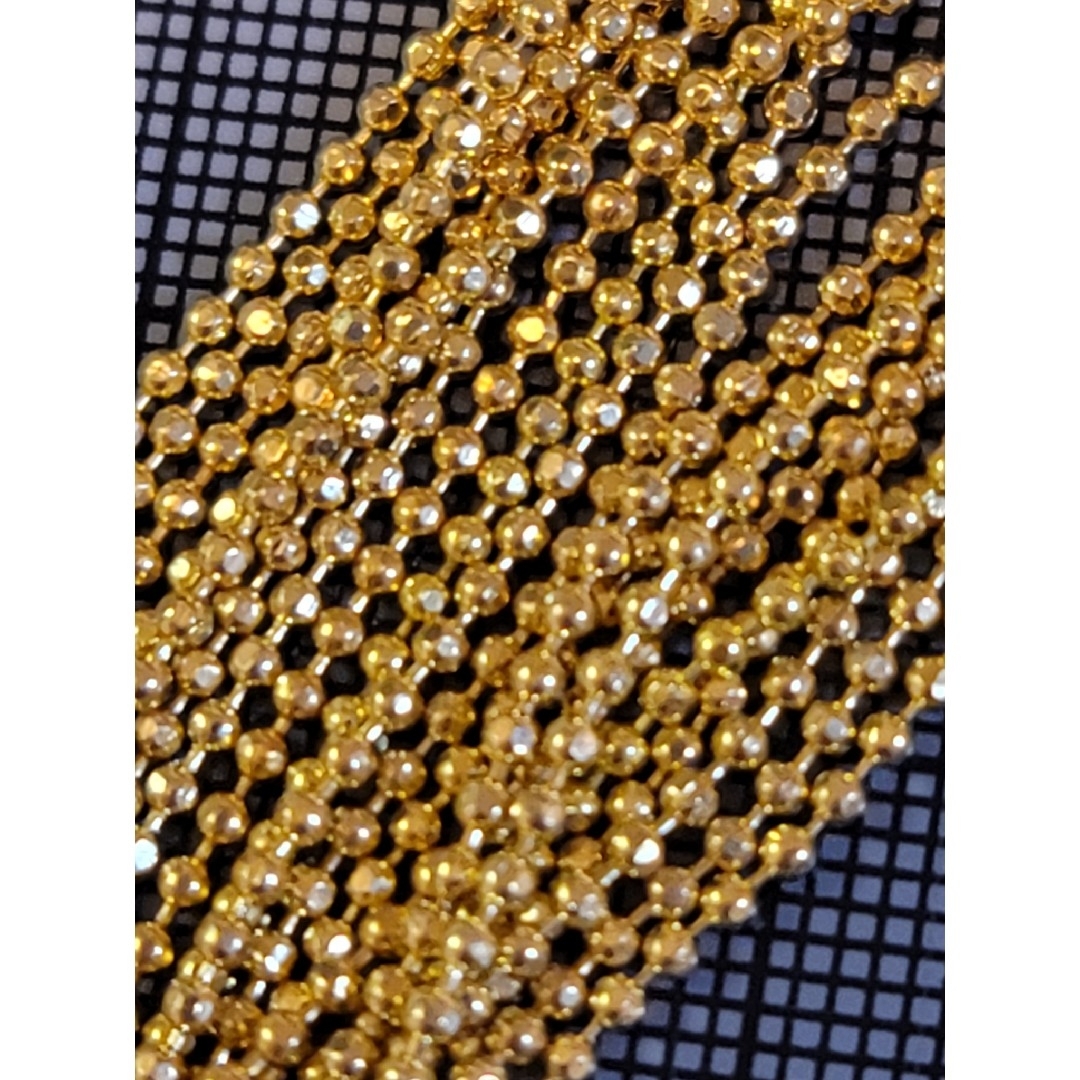 1219.パーツ ネックレスチェーン ゴールド 約38cm 10本 ハンドメイドの素材/材料(各種パーツ)の商品写真