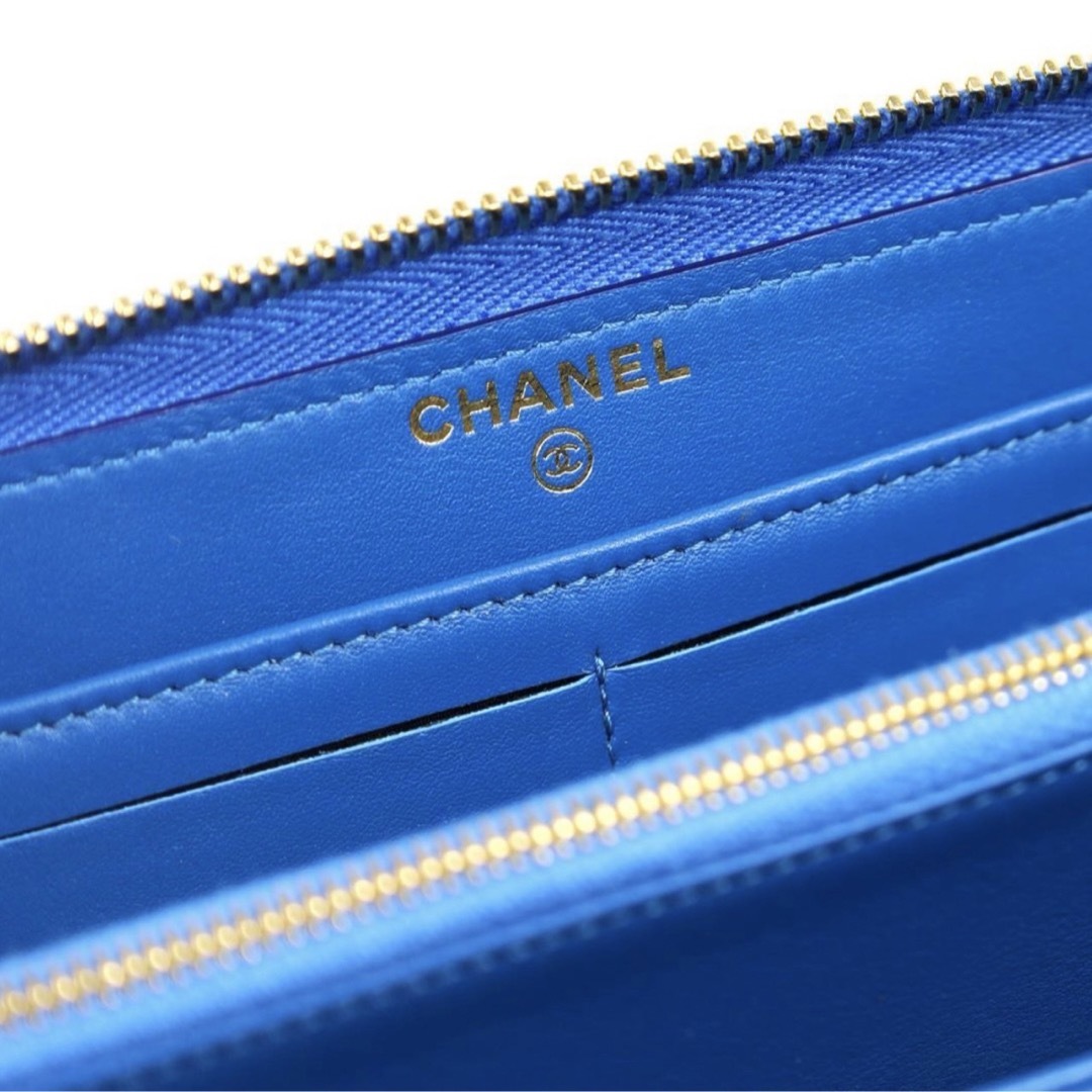 CHANEL - シャネル CHANEL 財布 ラウンドファスナー 長財布 CHANEL - シャネル CHANEL 財布 ラウンドファスナー 長財布