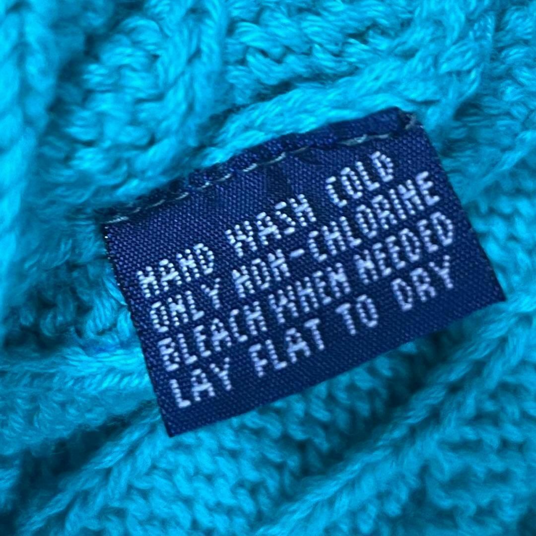 Ralph Lauren(ラルフローレン)のラルフローレン　ケーブルニット　長袖セーター　　ポニー刺繍ロゴ　L 大きいサイズ メンズのトップス(ニット/セーター)の商品写真