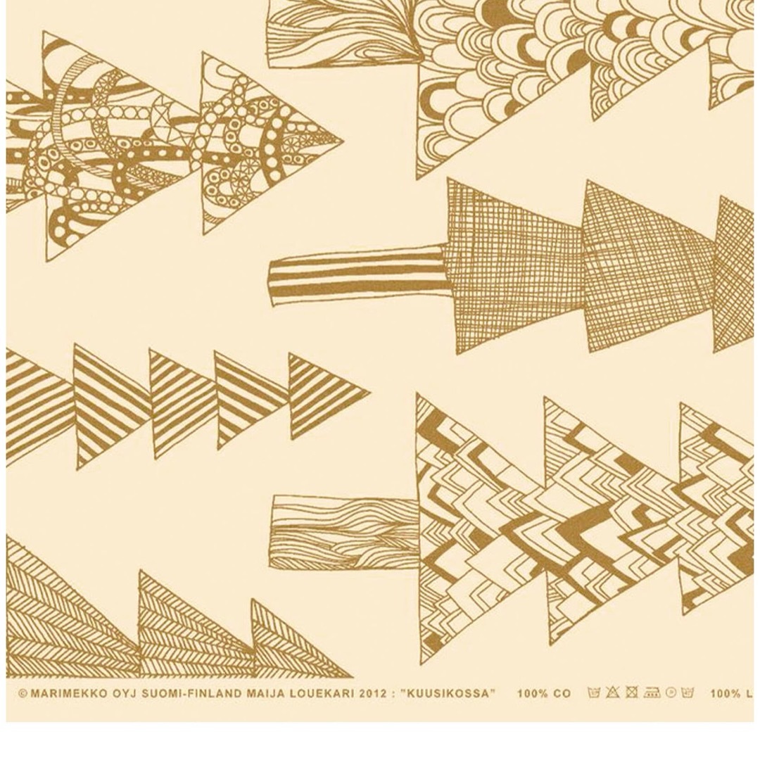 marimekko(マリメッコ)のマリメッコ Kuusikossa Metal コットンファブリック 1m ハンドメイドの素材/材料(生地/糸)の商品写真