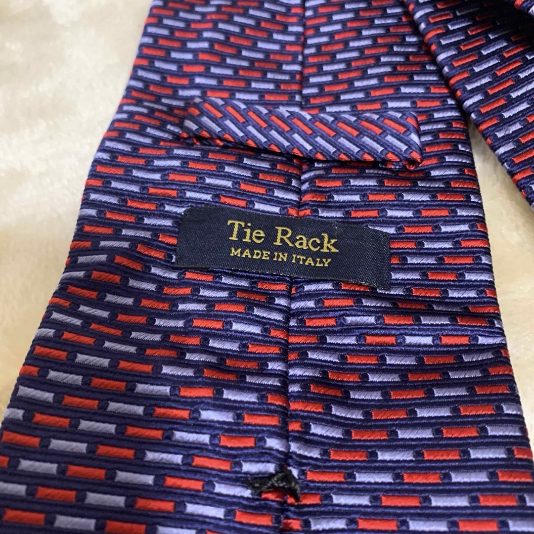 Tie Rack ネクタイ 2本 イタリア製 シルク100% 白くま総柄 メンズのファッション小物(ネクタイ)の商品写真