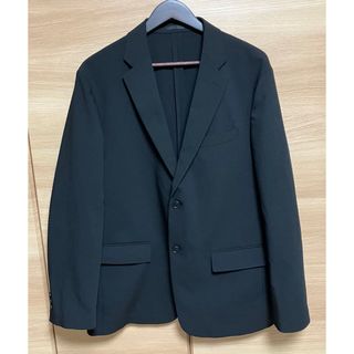 ユニクロ(UNIQLO)の【現行モデル】ユニクロ 感動ジャケット2wayストレッチ ブラック  XL(テーラードジャケット)