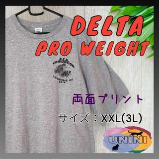 デルタ(DELTA)の最終値下げ　アメリカ古着　DELTA デルタ　XXL 3L  大きいサイズ④(Tシャツ/カットソー(半袖/袖なし))