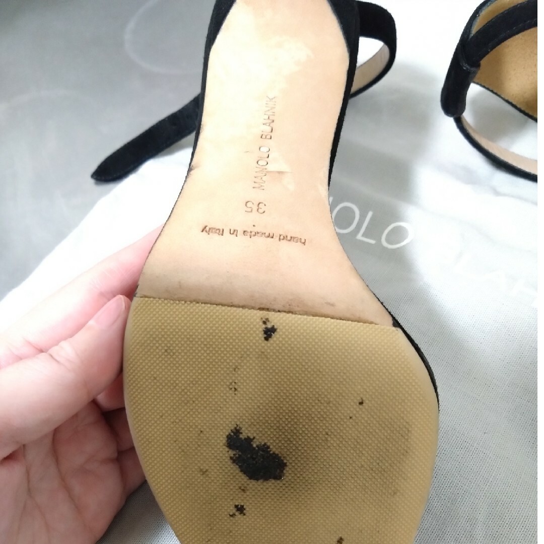 MANOLO BLAHNIK(マノロブラニク)のマノロブラニク　サンダル　35 レディースの靴/シューズ(サンダル)の商品写真