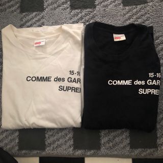 シュプリーム(Supreme)のシュプリーム×コム・デ・ギャルソン　コラボ　ロンt(Tシャツ/カットソー(七分/長袖))