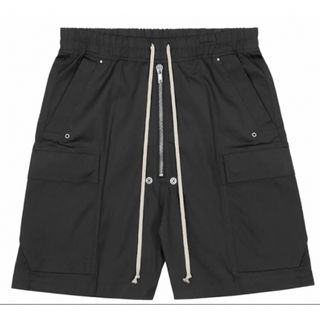 Rick Owens - 新品 リックオウエンス コットン リップストップ カーゴ ショート パンツ