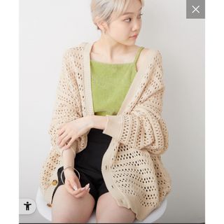 カスタネ(Kastane)の即日発送　未開封品　【WHIMSIC】WORK KNIT CARDIGAN(カーディガン)