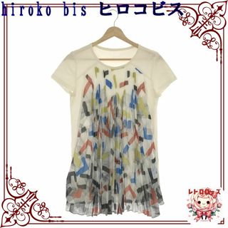 hiroko bis ヒロコビス トップス Tシャツ カットソー 半袖 プリーツ