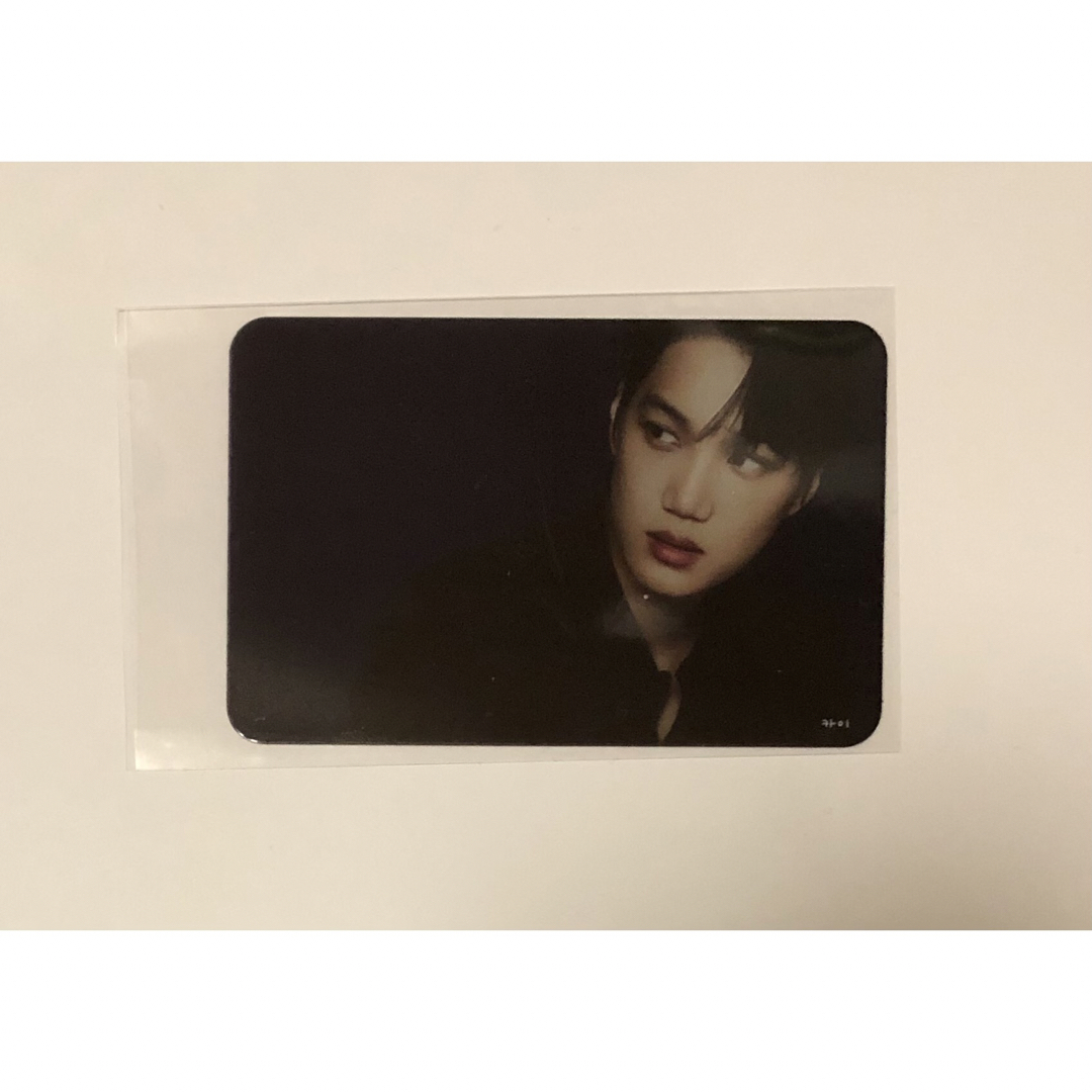 EXO カイ 透明 フォトカード　⑤ エンタメ/ホビーのタレントグッズ(アイドルグッズ)の商品写真