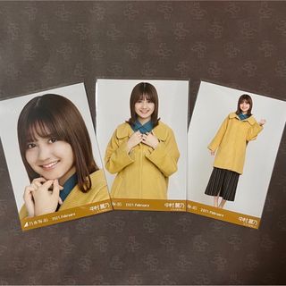 ノギザカフォーティーシックス(乃木坂46)の乃木坂46 中村麗乃 レトロコート コンプ 生写真(アイドルグッズ)