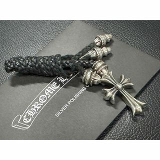 Chrome Hearts - クロムハーツ スモールCHクロス レザーブレード クリンプト