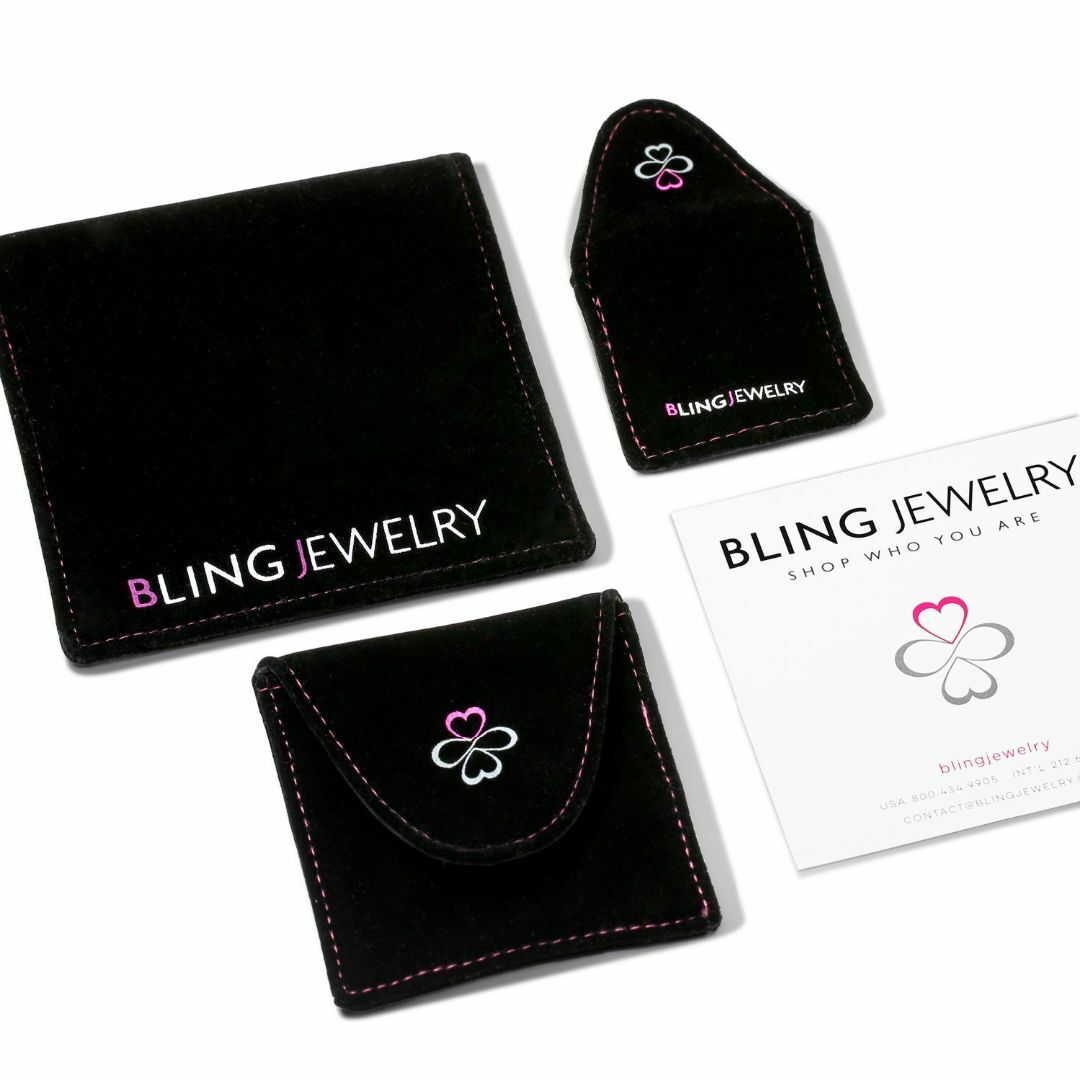 【色: ブルー】[Bling Jewelry] 宝石は女性のティーン.925スタ レディースのアクセサリー(その他)の商品写真