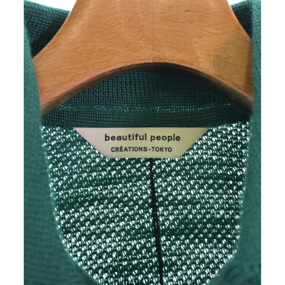 beautiful people(ビューティフルピープル)のbeautiful people ニット・セーター 36(S位) 緑 【古着】【中古】 レディースのトップス(ニット/セーター)の商品写真