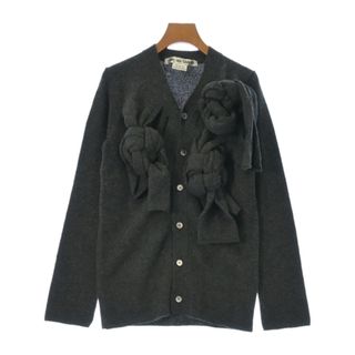 コムデギャルソン(COMME des GARCONS)のCOMME des GARCONS コムデギャルソン カーディガン S グレー 【古着】【中古】(カーディガン)