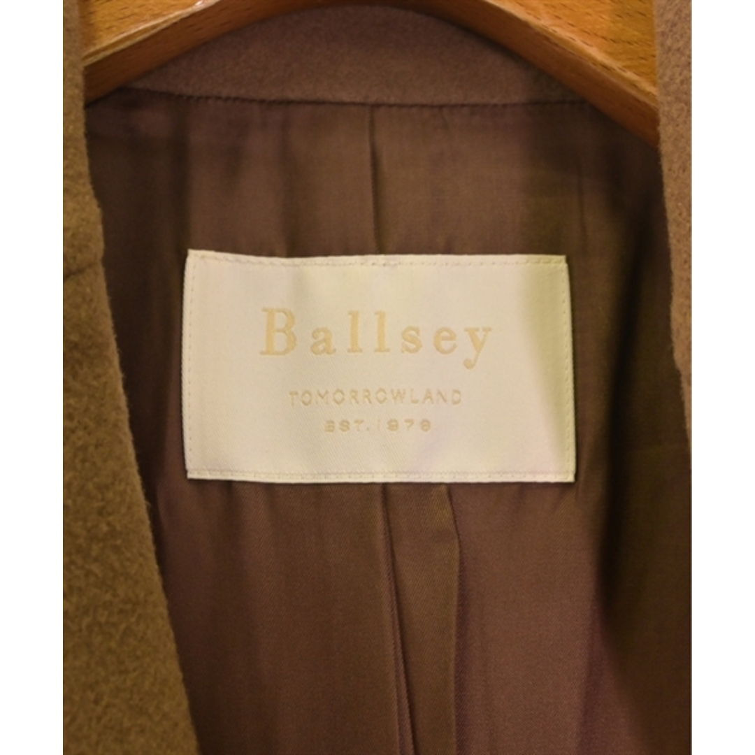 Ballsey(ボールジィ)のBallsey ボールジー チェスターコート 36(M位) 茶 【古着】【中古】 レディースのジャケット/アウター(チェスターコート)の商品写真