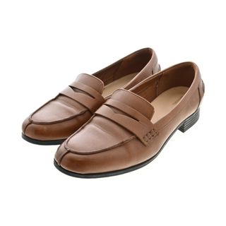 クラークス(Clarks)のclarks ドレスシューズ/ローファー UK5 1/2(24cm位) 茶 【古着】【中古】(ローファー/革靴)