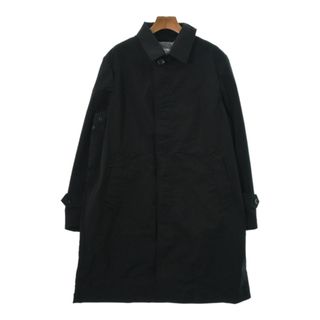 green label relaxing ステンカラーコート M 黒 【古着】【中古】(ステンカラーコート)