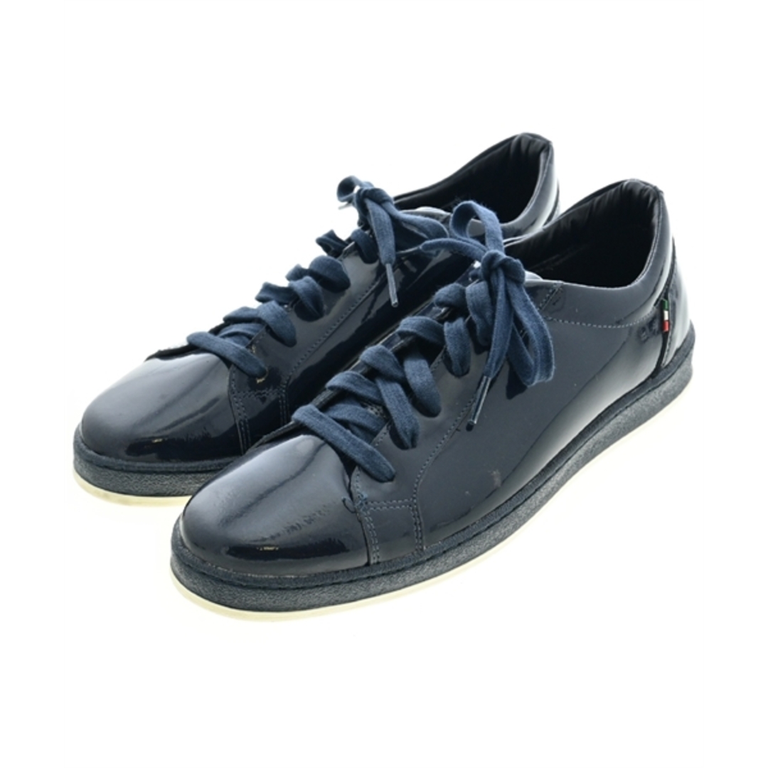 ARMANI JEANS(アルマーニジーンズ)のARMANI JEANS スニーカー EU42(27cm位) 紺 【古着】【中古】 メンズの靴/シューズ(スニーカー)の商品写真