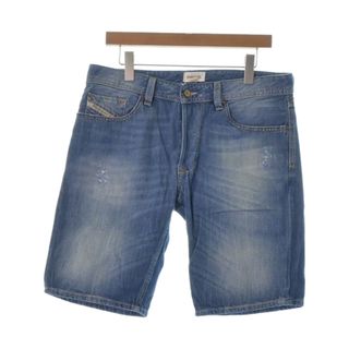 ディーゼル(DIESEL)のDIESEL ディーゼル ショートパンツ 32(L位) 青(デニム) 【古着】【中古】(ショートパンツ)