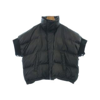 サカイ(sacai)のsacai サカイ ダウンジャケット/ダウンベスト 2(M位) 黒 【古着】【中古】(ダウンジャケット)