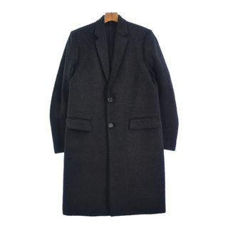 Calvin Klein - CALVIN KLEIN カルバンクライン チェスターコート 44(S位) 黒 【古着】【中古】