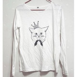 古着 Tシャツ 猫 長袖 Tシャツ 長袖 tシャツ 猫 tシャツ ロンT