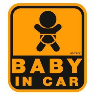 【色:「BABYINCAR」_スタイル:04)マグネット・外貼り】ナポレックス((その他)