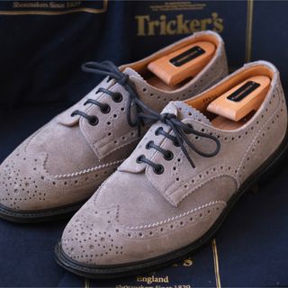 Trickers - tricker'sトリッカーズ スエードフルブローグBOURTON グレー8