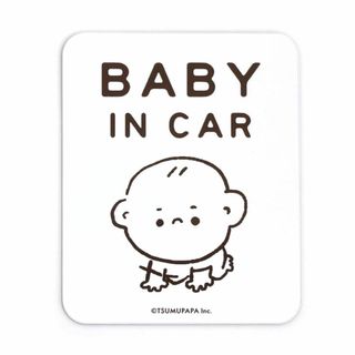 【新着商品】TSUMUPAPA (つむぱぱ) カーマグネット BABY IN C(その他)