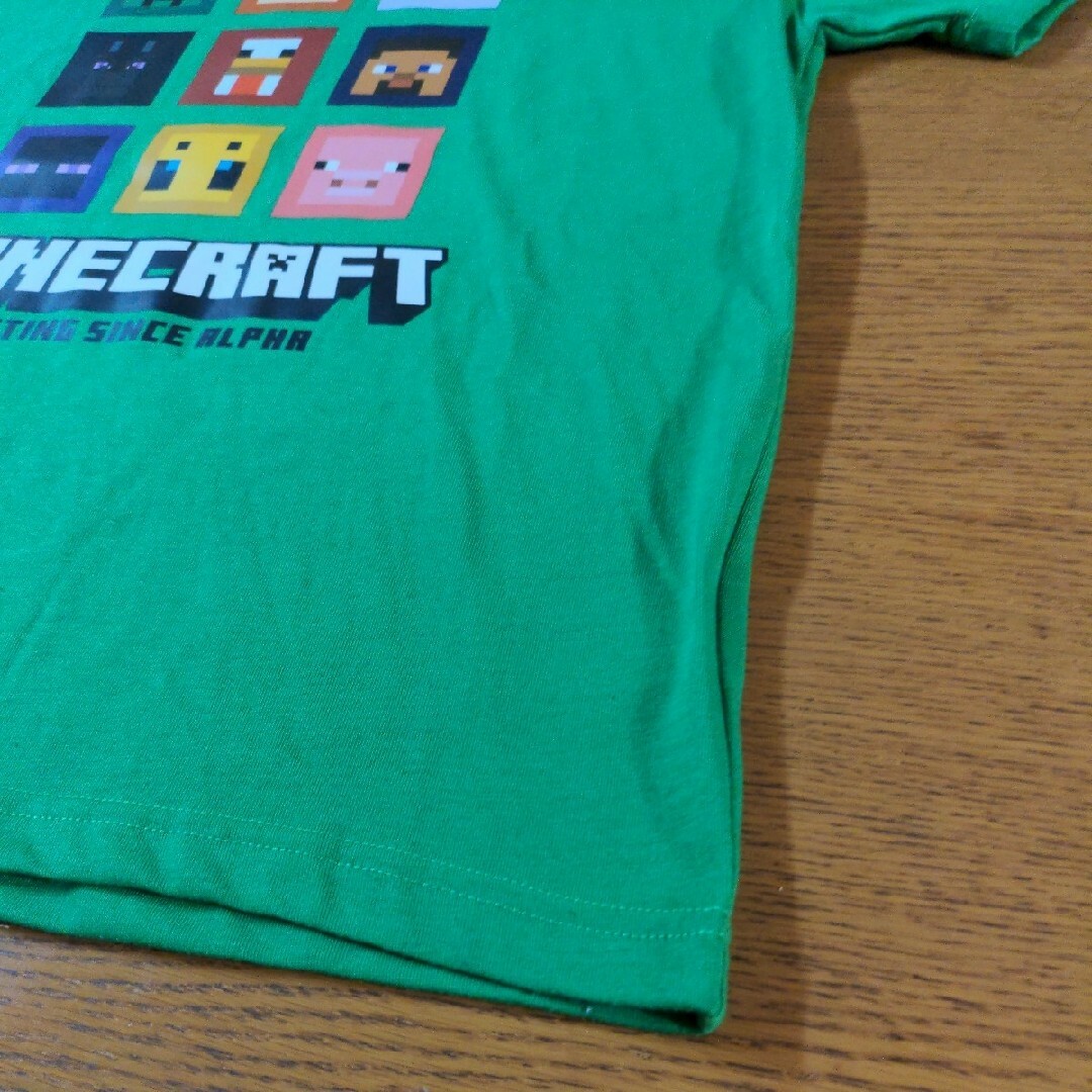 W☆新品☆マインクラフト☆半袖Ｔシャツ☆１６０cm☆男の子用☆グリーン☆ キッズ/ベビー/マタニティのキッズ服男の子用(90cm~)(Tシャツ/カットソー)の商品写真