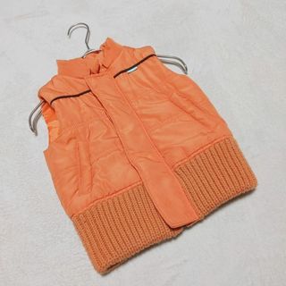 サムシング(SOMETHING)の【SOMETHING】サムシング（95）キッズ服 ダウンベスト 秋冬 防寒(その他)