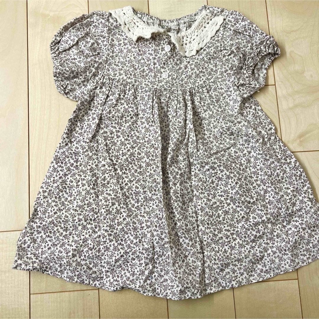 バースデイ(バースデイ)のバースデイ 花柄ワンピース 90 キッズ/ベビー/マタニティのキッズ服女の子用(90cm~)(ワンピース)の商品写真