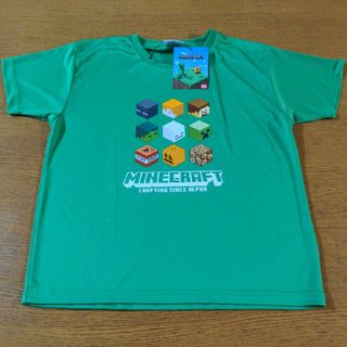 W☆新品☆マインクラフト☆半袖Ｔシャツ☆１６０cm☆男の子用☆グリーン☆(Tシャツ/カットソー)