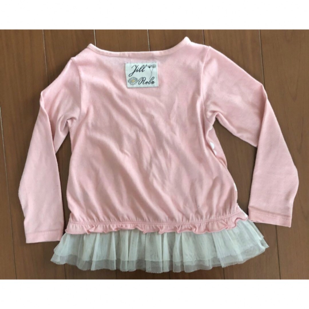 女の子 カットソー 長袖 110サイズ ⑰ キッズ/ベビー/マタニティのキッズ服女の子用(90cm~)(Tシャツ/カットソー)の商品写真