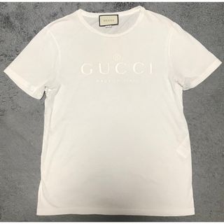 グッチ(Gucci)のグッチ　ロゴプリントtシャツ(Tシャツ/カットソー(半袖/袖なし))